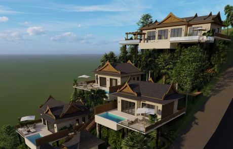 Ko Pha Ngan houses, Thailand