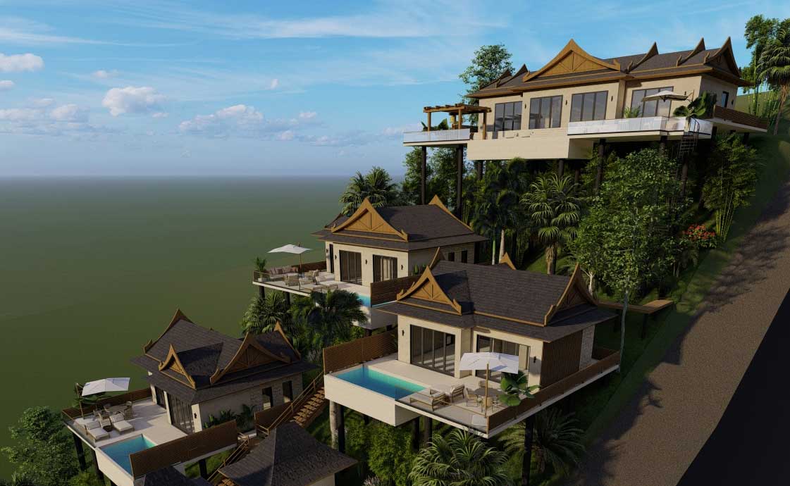 Ko Pha Ngan houses, Thailand